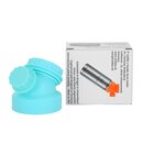 JuNiki´s innovative cap for wide mouth bottles - Turquoise