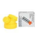 JuNikis innovative cap for wide mouth bottles - Yellow