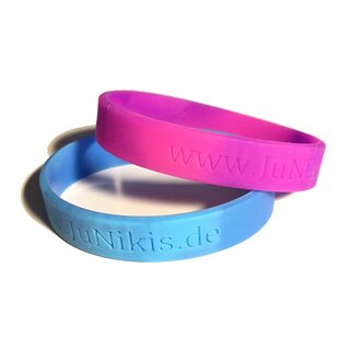 SILICONE BRACELETS // BLUE + PURPLE