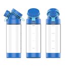 TRITAN // 13,5OZ // SET WITH SILICONE BRACELETS //  BLUE AND PURPLE + 2 BRACELETS