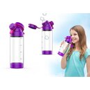 TRITAN // 13,5OZ // SET WITH SILICONE BRACELETS //  BLUE AND PURPLE + 2 BRACELETS