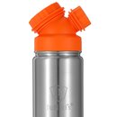 Einschulungs-Set: JuNikis Lunchbox + Trinkflasche isoliert 420ml Orange