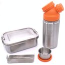 Special idea for school enrollment: Premium-Set with leak-proof lunchbox and 14oz drinking bottle - orange