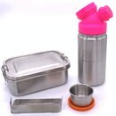 Special idea for school enrollment: Premium-Set with leak-proof lunchbox and 14oz drinking bottle - pink