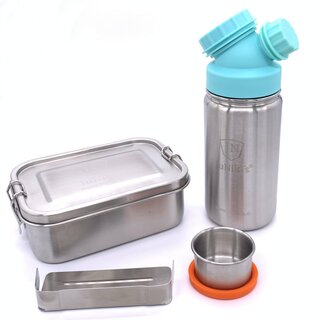 Einschulungs-Set: JuNikis Lunchbox + Trinkflasche...