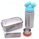 Special idea for school enrollment: Premium-Set with leak-proof lunchbox and 14oz drinking bottle - turquoise