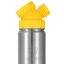 Einschulungs-Set: JuNikis Lunchbox + Trinkflasche isoliert 420ml Gelb
