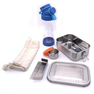 Einschulungs-Set: JuNikis Lunchbox + Trinkflasche 400ml...