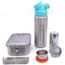 Frhlingsedition | JuNikis Lunchbox/Trinkflasche 550ml/Teefilter trkis