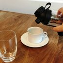 JuNiki´s®  Tea to go Isoflasche aus Glas - handmade - mit Trinköffnung Orange