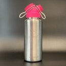 JuNikis eco line insulated stainless steel flask 18oz/32oz with cap in Pink/White