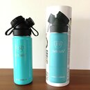 INSULATED STAINLESS STEEL FLASK // 18OZ // TURQUOISE