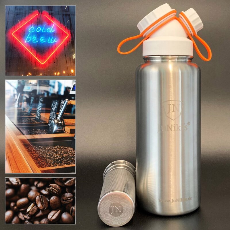 Cold Brew | JuNikis eco line flask 32oz + Tea filter