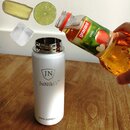 Exklusive JuNikis Trinkflasche aus Edelstahl Vakuum-isoliert 550ml/18oz - wei