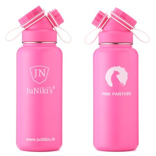 INSULATED STAINLESS STEEL FLASK // 32OZ // PINK PANTHER