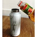 INSULATED STAINLESS STEEL FLASK // 32OZ // WHITE MARBLE