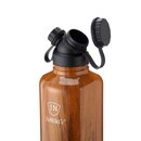 INSULATED STAINLESS STEEL FLASK // 64OZ // TEAK