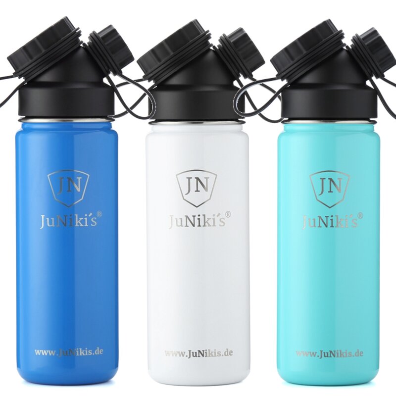 INSULATED STAINLESS STEEL FLASK // SET // 3 FLASKS 18OZ (color of choice)