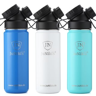 INSULATED STAINLESS STEEL FLASK // SET // 3 FLASKS 18OZ...