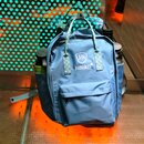 Hipper JuNikis Rucksack - 2 Seitentaschen fr JuNikis Trinkflaschen - Dunkeltrkis