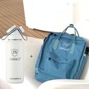 Promotional-Sets with 30 EUR Benefit: JuNikis Backpack and 32oz insulated stainless steel flask White Angel