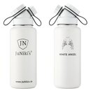 Promotion-Set: JuNikis Rucksack + JuNikis Trinkflasche 1 Liter Weiss