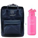 Promotion-Set: JuNikis Rucksack + JuNikis Trinkflasche 1 Liter Pink