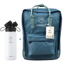 Promotional-Sets with 20 EUR Benefit: JuNiki´s Backpack and 18oz insulated stainless steel flask White