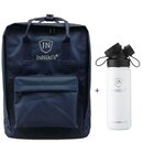 Promotional-Sets with 20 EUR Benefit: JuNikis Backpack and 18oz insulated stainless steel flask White