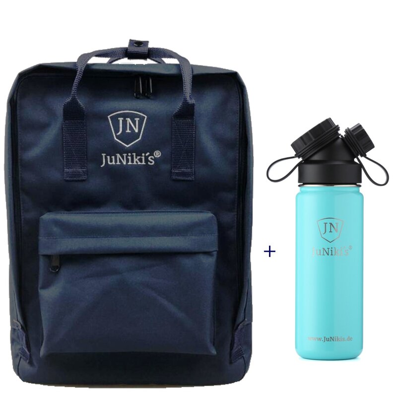 Promotion-Set: JuNikis Rucksack + JuNikis Trinkflasche 550ml Trkis