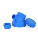 JuNiki´s innovative cap for wide mouth bottles - Blue