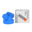 JuNikis innovative cap for wide mouth bottles - Blue